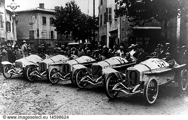 SG hist  Sport  Autorennen  GroÃŸer Preis von Frankreich 1914