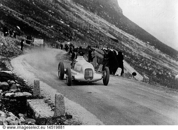 SG hist  Sport  Autorennen  Internationales Klausenrennen  Klausenpass  Schweiz  5.8.1934