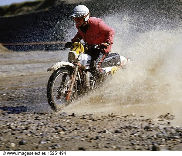 SG hist.  Sport  Motorrad  Geländefahrt  1970er Jahre