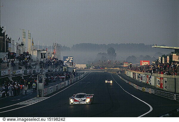 SG hist.  Sport  Motorsport  Autorennen  24 Stunden von Le Mans  Frankreich  um 1990 SG hist., Sport, Motorsport, Autorennen, 24 Stunden von Le Mans, Frankreich, um 1990