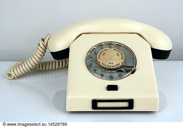 SG hist.  Technik  Telefon  Tischtelefon W 58