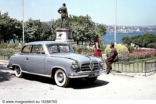 SG hist.  Verkehr  Auto  Borgward Isabella TS  Istanbul  Türkei  1956
