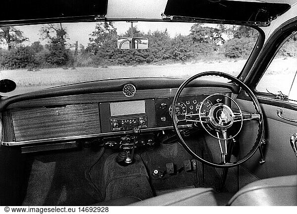 SG hist.  Verkehr  Auto  Detail  Rover  innen  1960er Jahre SG hist., Verkehr, Auto, Detail, Rover, innen, 1960er Jahre