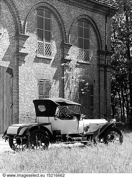 SG hist.  Verkehr  Auto  Typen  Delage AB 8  Baujahr 1913  Ansicht von hinten rechts  Automobilmuseum Turin  Italien  1960er Jahre
