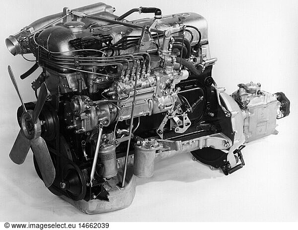 SG hist  Verkehr  Autos  Mercedes-Benz 300 SE  Motor  1961