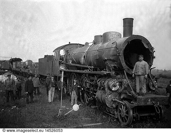 SG hist.  Verkehr  Eisenbahn  Lokomotive  1906 SG hist., Verkehr, Eisenbahn, Lokomotive, 1906
