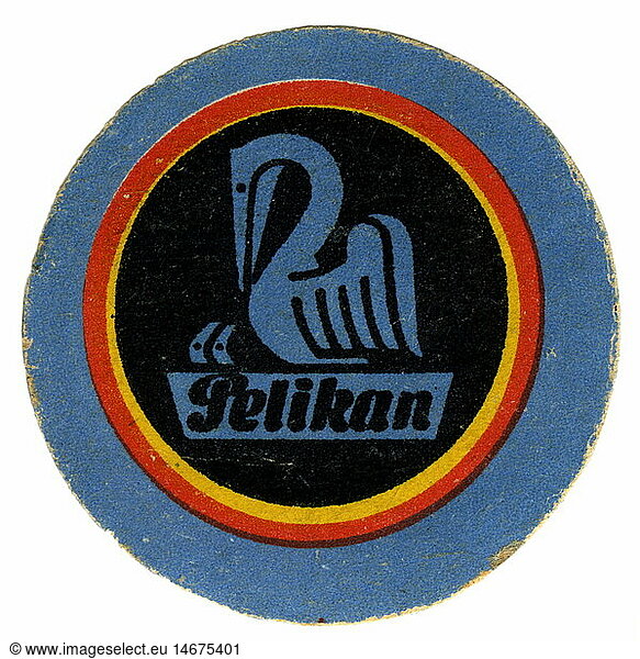 SG hist.  Werbung  Schreibwaren  Pelikan  Deutschland  um 1910