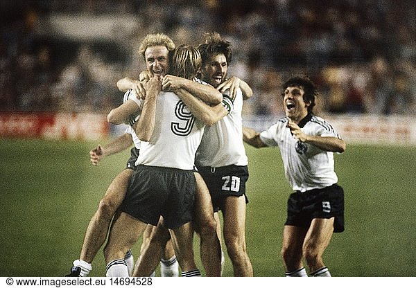 SG Sport hist.  FuÃŸball  Weltmeisterschaft  WM 1982