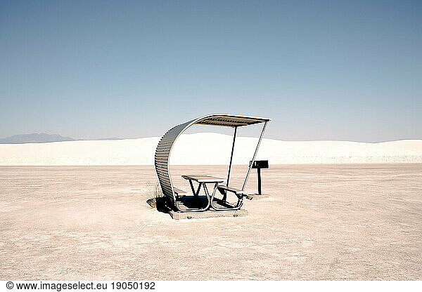 Shade Structure at White Sands National Park