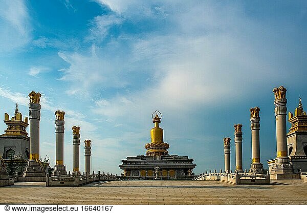 Shandong yanzhou xinglong tempel pagode