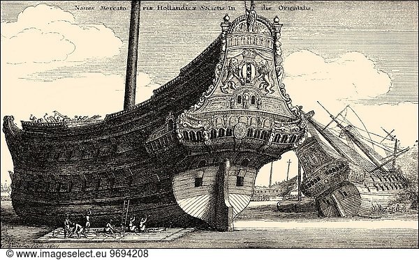 ship of an East Indiaman ship of an East Indiaman, a ship of the Dutch ...