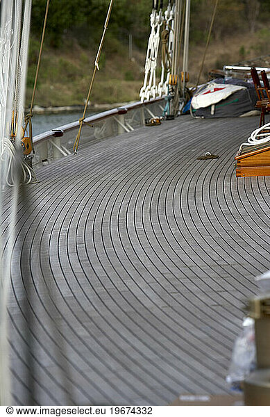 Ship shape teak deck