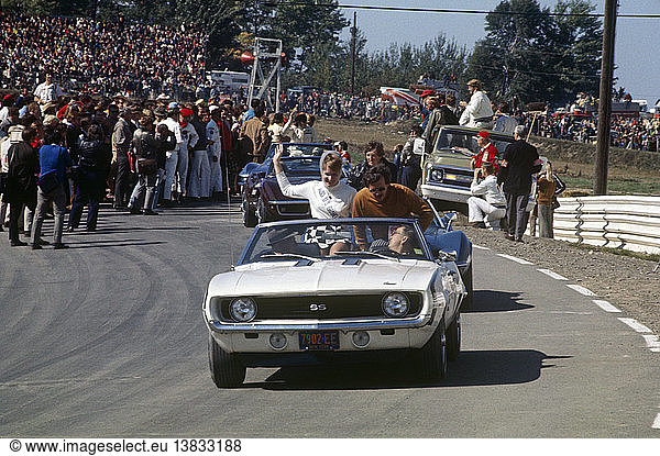 Siegesparade  Watkins Glen  5. Oktober 1969.
