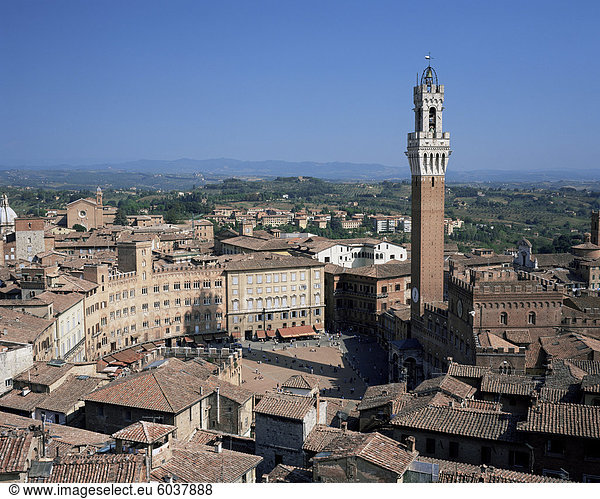 Siena  UNESCO World Heritage Site  Toskana  Italien  Europa