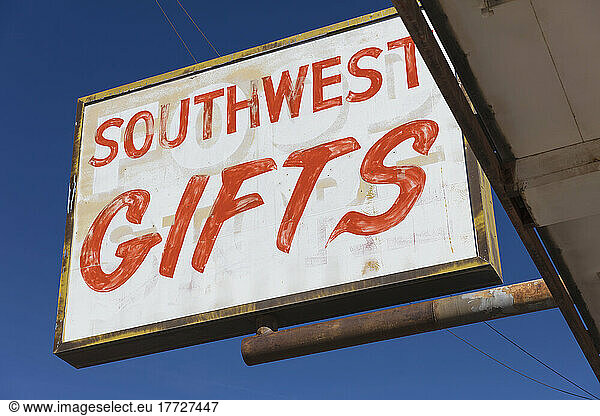 Sign advertising Southwest Gifts.