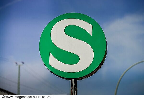 Signet S-Bahn  Berlin  Deutschland  Europa