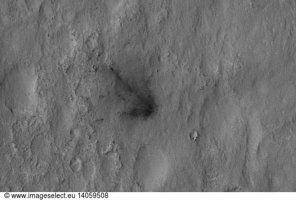 Signs of Curiosity's Sky Crane's Impact