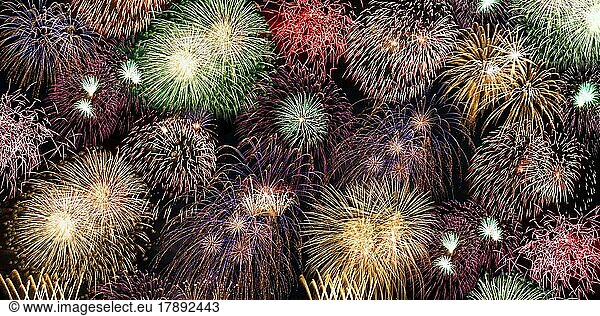 Silvester Feuerwerk Sylvester Neujahr Hintergrund Banner Neues Jahr Neuen Neu Hintergründe in Stuttgart  Deutschland  Europa
