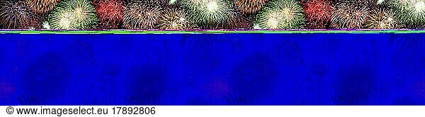 Silvester Feuerwerk Sylvester Neujahr Hintergrund großes Banner Neues Jahr Neuen Neu Hintergründe in Stuttgart  Deutschland  Europa