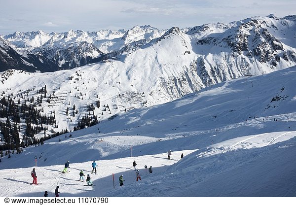 Silvretta Montafon ski resort Nova South Montafon Vorarlberg Austria Europe