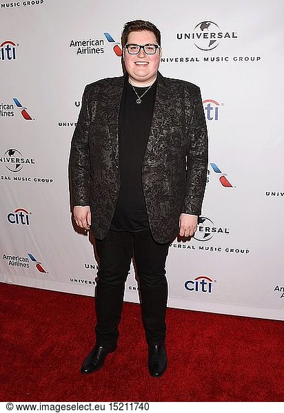 Singer Jordan Smith arrives at Universal Music Group's 2016 GRAMMY After Party at The Theatre At The Ace Hotel on February 15  2016 in Los Angeles