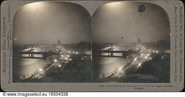 Singley  Benneville Lloyd 1864–1938.Group of 5 Stereograph Views of the Thames River at Night  London  England  ca. 1850–1919.Albumen silver prints.Inv. Nr. 1982.1182.958–.962New York  Metropolitan Museum of Art.