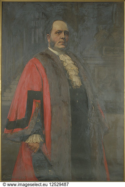 Sir Thomas Vezey Strong  Oberbürgermeister 1910. Künstlerin: Annie E. Spong