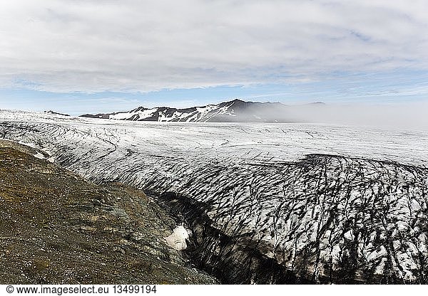 SkÃ¡lafellsjÃ¶kull  SkalafellsjÃ¶kull  Gletscherzunge des VatnajÃ¶kull  Vulkan BreiÃ°abunga  Breidabunga  JÃ¶klasel bei HÃ¶fn  Austurland  Island  Europa