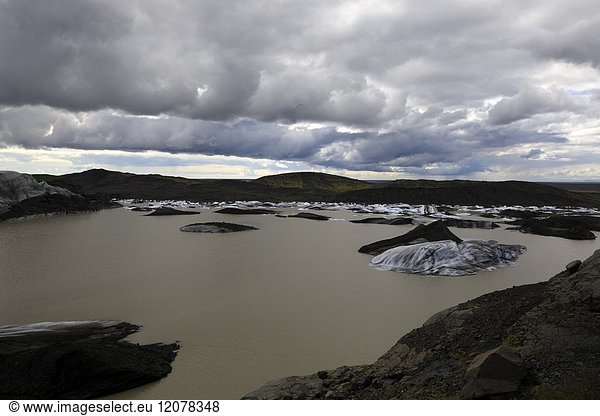 Skaftafellsjokull glacier  Iceland  Europe.