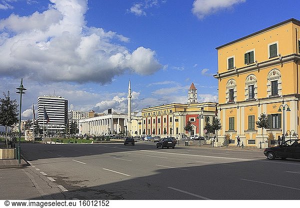 Skanderbeg-Platz  Tirana  Albanien.