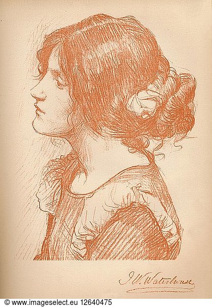Sketch Of A Woman c1885  (1896). Artist: James Abbott McNeill Whistler.