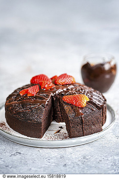 Skinny chocolate cake