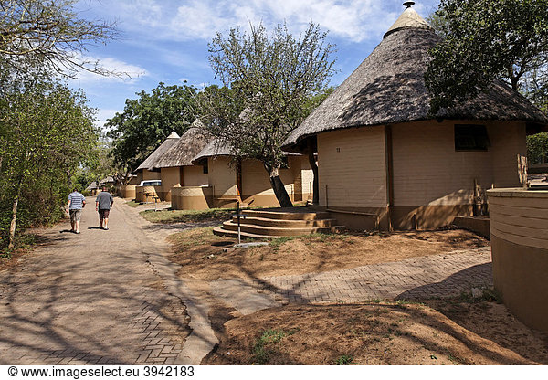 Skukuza Restcamp  Bungalow  Kruger Nationalpark  Südafrika  Afrika