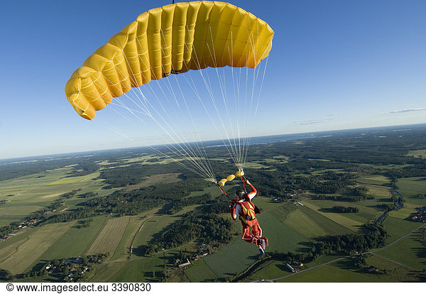 Skydiving  Sweden.