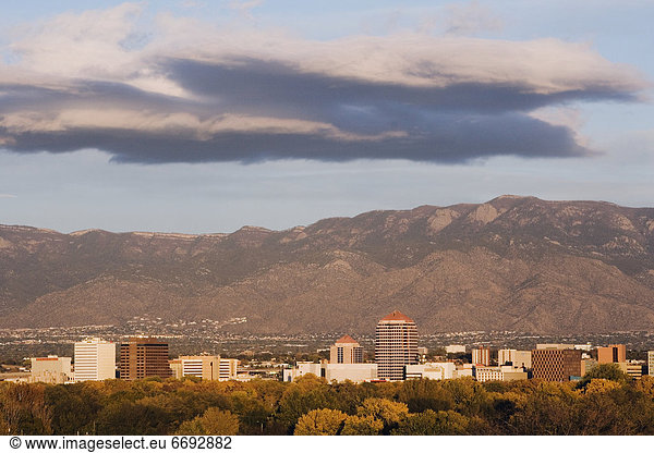 Skyline  Skylines  Berg  Hintergrund  Albuquerque