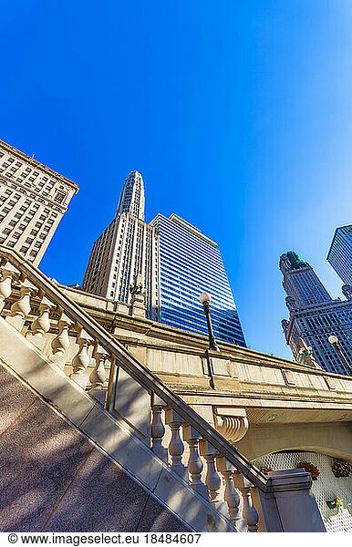 Skyscrapers and modern buildings in city
