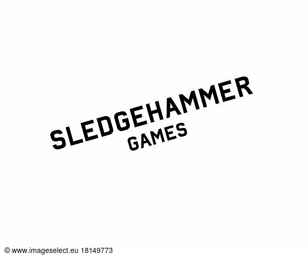 Sledgehammer Games  gedrehtes Logo  Weißer Hintergrund