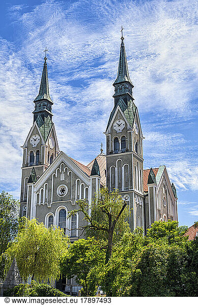 Slovenia  Ljubljana  Facade of Church of Saint John Baptist
