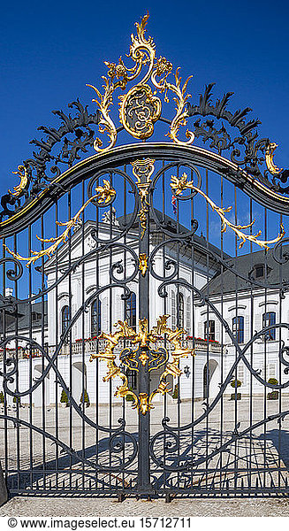 Slowakei  Bratislava  Tor des Palais Grassalkowitsch  Präsidentenpalast