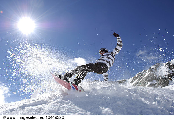 snowboarder alto adige