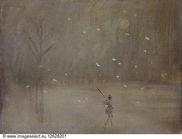 Snowstorm: Nocturne  1854-1903. Artist: James Abbott McNeill Whistler.