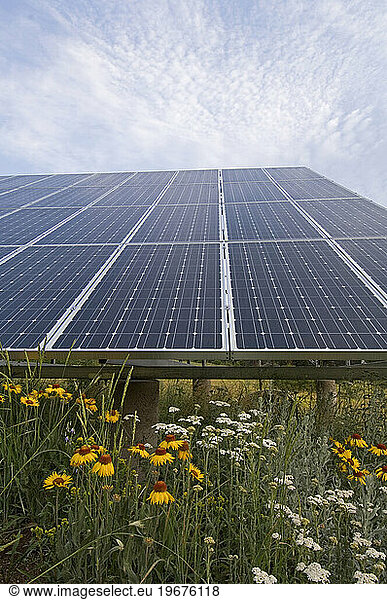 Solar panel in Boulder  Colorado.