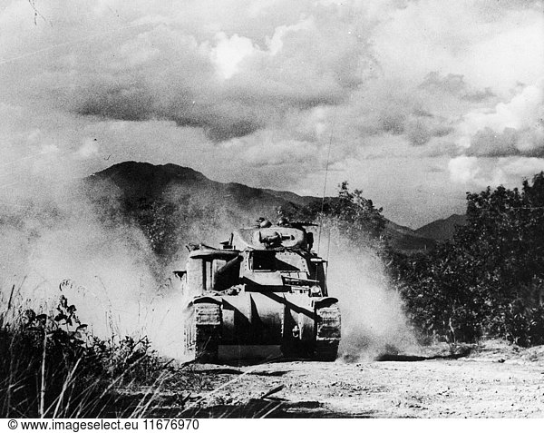 Soldiers Driving in a Tank
