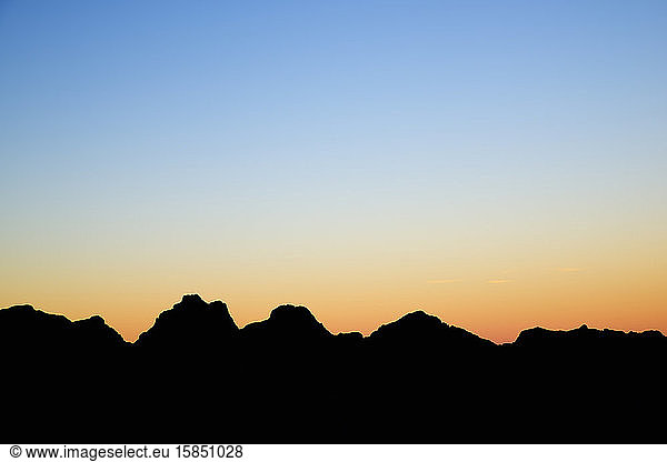 Sonnenaufgang im Canfranc-Tal