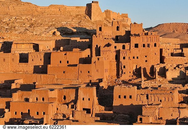 Sonnenaufgang  UNESCO-Welterbe  antik  Kasbah  Marokko