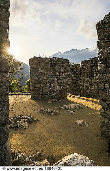 Sonnentor (Inti Punku oder Intipuncu)  Machu Picchu  Region Cusco  Peru
