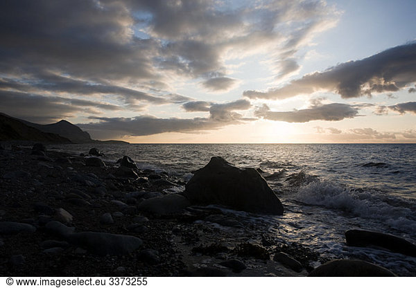Sonnenuntergang auf der Llyn-Halbinsel  Wales