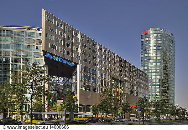 Sony Center and Bahn Tower  Berlin