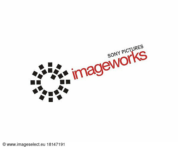 Sony Pictures Imageworks  gedrehtes Logo  Weißer Hintergrund