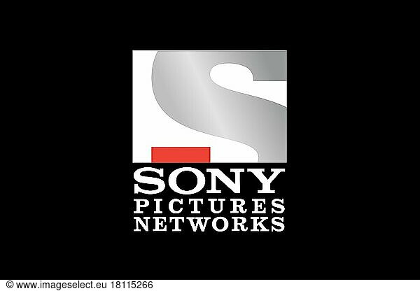 Sony Pictures Networks India  Logo  Schwarzer Hintergrund